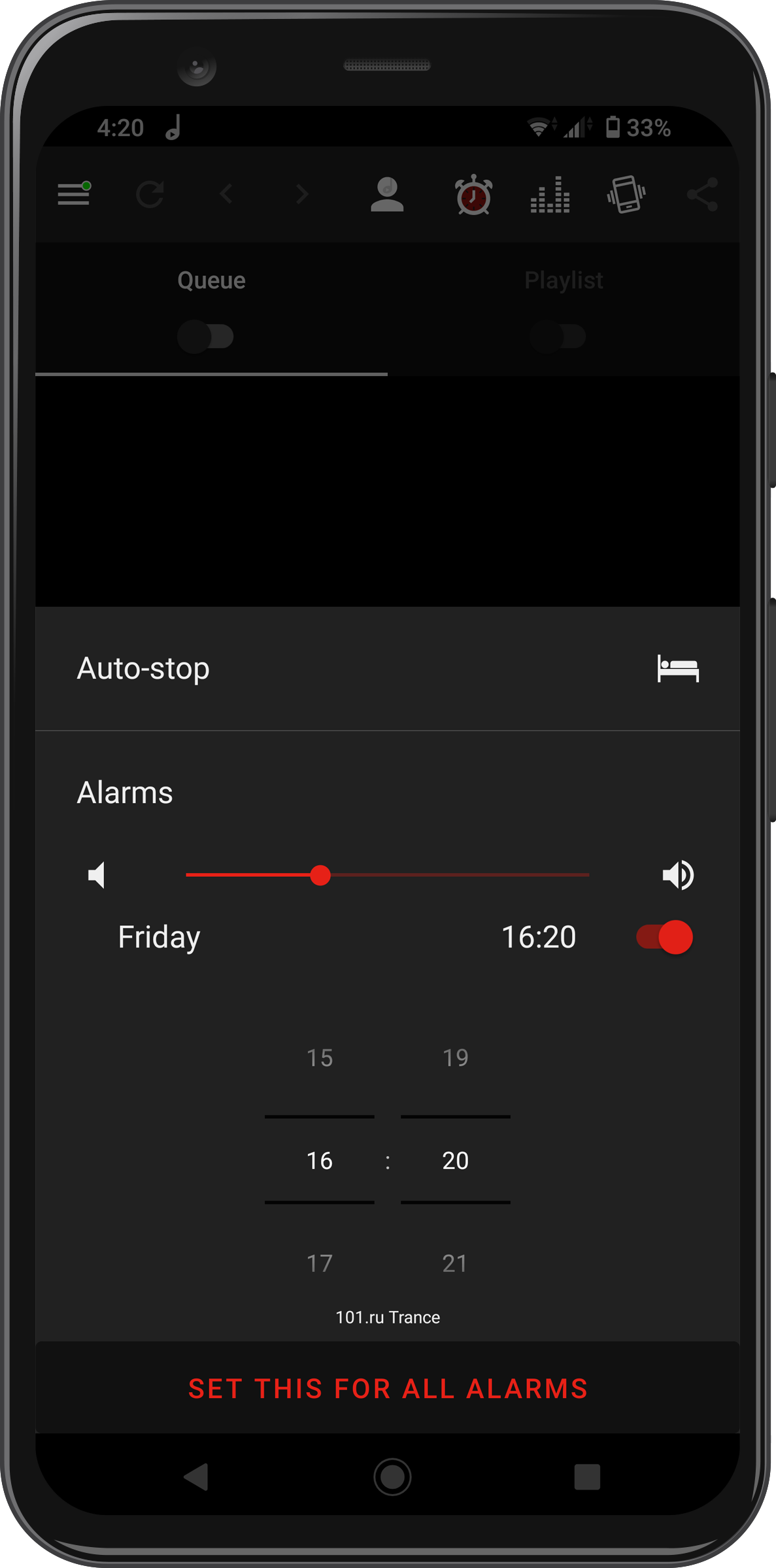 Android screenshot preview